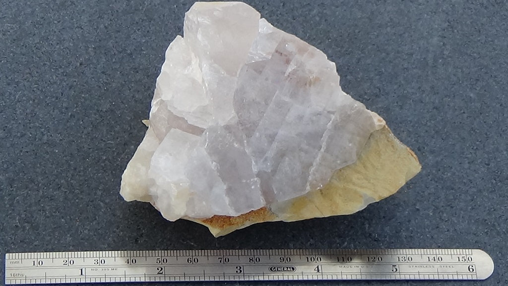 Large rare Book Cliff Barite crystal on matrix. 200 grams