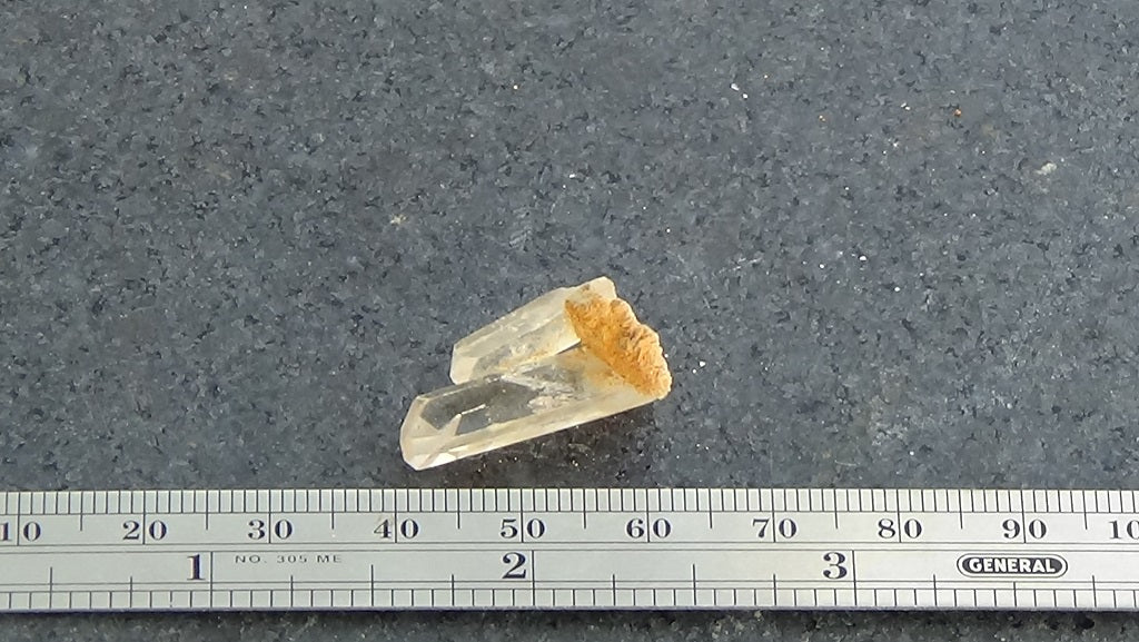 Rare Book Cliff Barite symmetrical crystal pair.  14.85 ct.