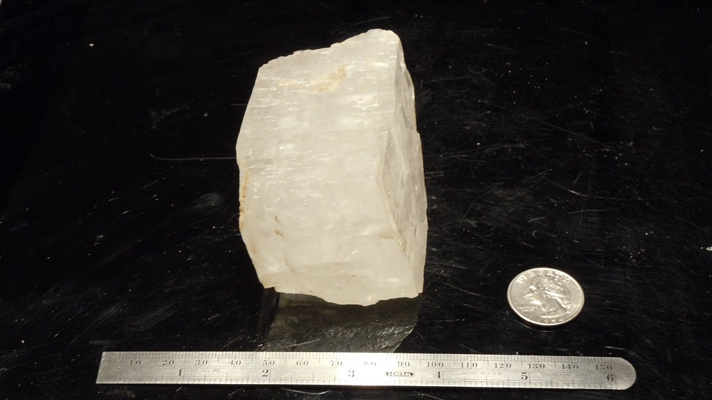 Large clear Book Cliff Calcite crystal, 365 gram