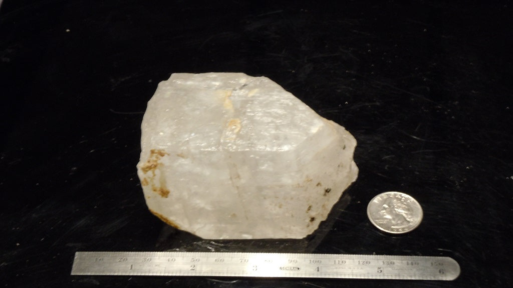 Large clear Book Cliff Calcite crystal, 365 gram